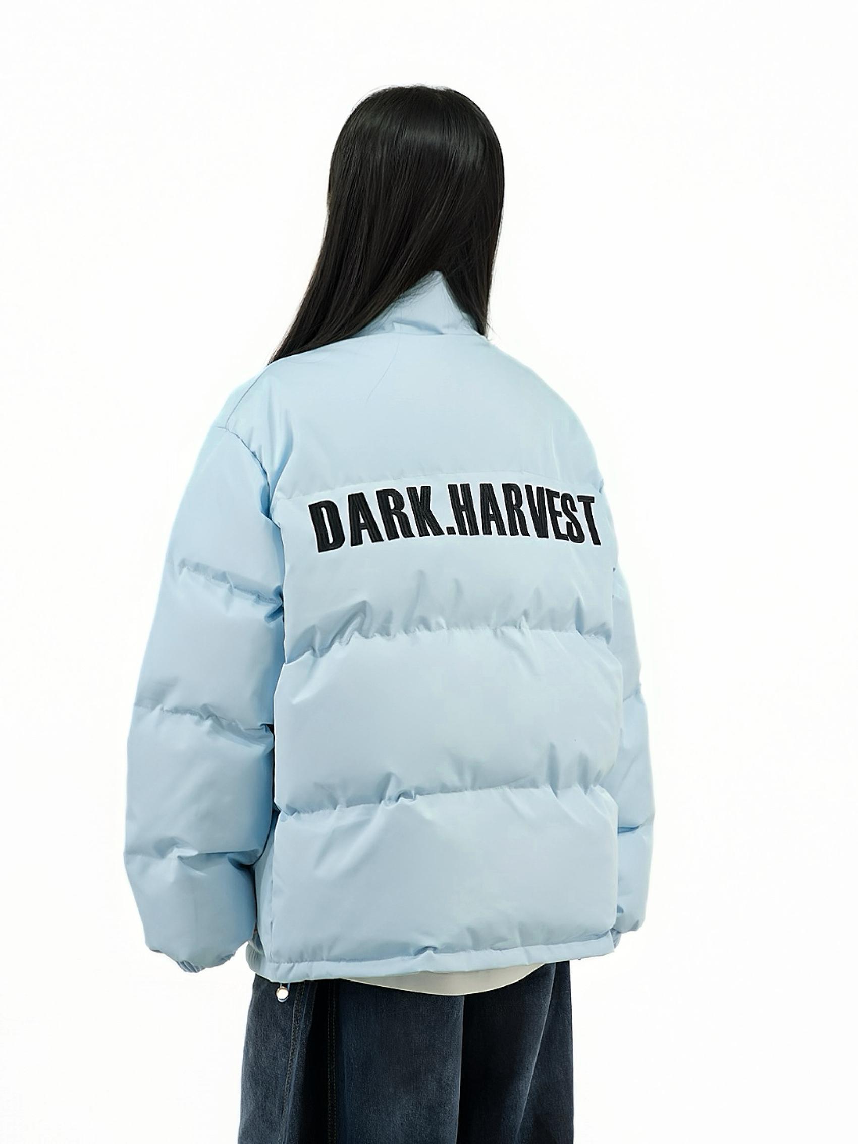 Unisex Thick Cotton Bread Jacket with National Trend Letter Embroidery - Loose Fit Winter Coat for Couples Unisex Thick Cotton Bread Jacket with National Trend Letter Embroidery - Loose Fit Winter Coat for Couples