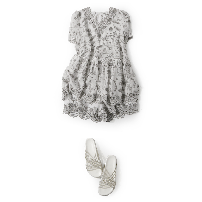 V-neck Hollow Embroidery Top with Elastic Waist Lace Trim Shorts Set for Women - 2025 Summer Fashion, European Style