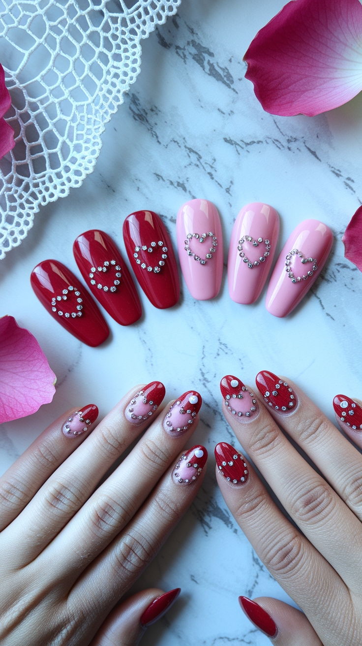 Creative Valentine Nail Art Designs for 2024