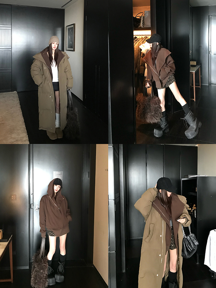 Versatile Asymmetrical Zipper Hooded Cardigan Sweatshirt with Lapel - Trendy Weekend Style for Casual Outfits Versatile Asymmetrical Zipper Hooded Cardigan Sweatshirt with Lapel - Trendy Weekend Style for Casual Outfits