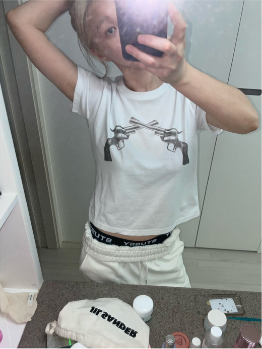 Versatile Cute Fun Print Short Sleeve T-Shirt - Slim Fit Casual Top for Everyday Wear, Perfect for 90s and Y2K Style Enthusiasts