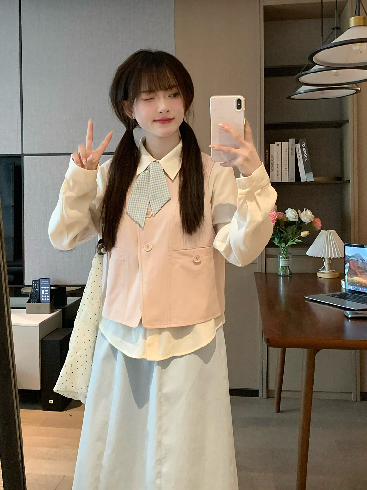 Versatile Euro-Style Pink Vest Jacket for Women - Sweet Spring Design Top for Trendy Looks