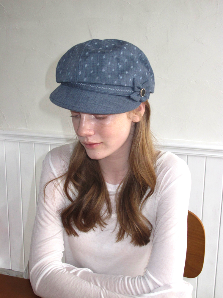 Versatile Retro Polka Dot Painter Hat for Women - Cute Floral Design, Stylish Face-Enhancing Accessory for Spring and Summer Versatile Retro Polka Dot Painter Hat for Women - Cute Floral Design, Stylish Face-Enhancing Accessory for Spring and Summer