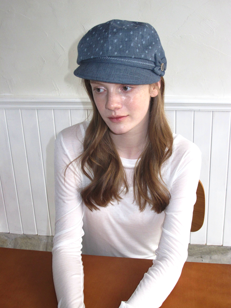 Versatile Retro Polka Dot Painter Hat for Women - Cute Floral Design, Stylish Face-Enhancing Accessory for Spring and Summer Versatile Retro Polka Dot Painter Hat for Women - Cute Floral Design, Stylish Face-Enhancing Accessory for Spring and Summer