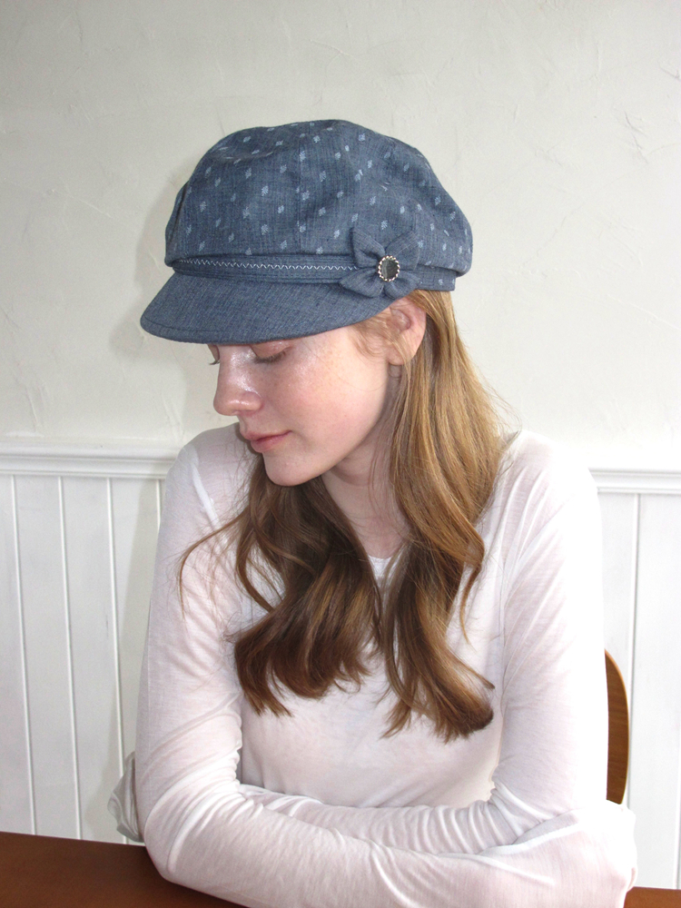 Versatile Retro Polka Dot Painter Hat for Women - Cute Floral Design, Stylish Face-Enhancing Accessory for Spring and Summer Versatile Retro Polka Dot Painter Hat for Women - Cute Floral Design, Stylish Face-Enhancing Accessory for Spring and Summer