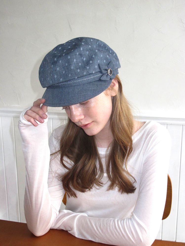 Versatile Retro Polka Dot Painter Hat for Women - Cute Floral Design, Stylish Face-Enhancing Accessory for Spring and Summer Versatile Retro Polka Dot Painter Hat for Women - Cute Floral Design, Stylish Face-Enhancing Accessory for Spring and Summer