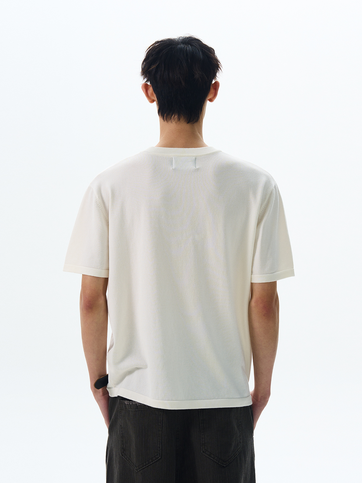 Vintage American Woven Short-Sleeve Sweater T-Shirt for Men and Women - Versatile Knit Top in Classic Old Money Style Vintage American Woven Short-Sleeve Sweater T-Shirt for Men and Women - Versatile Knit Top in Classic Old Money Style