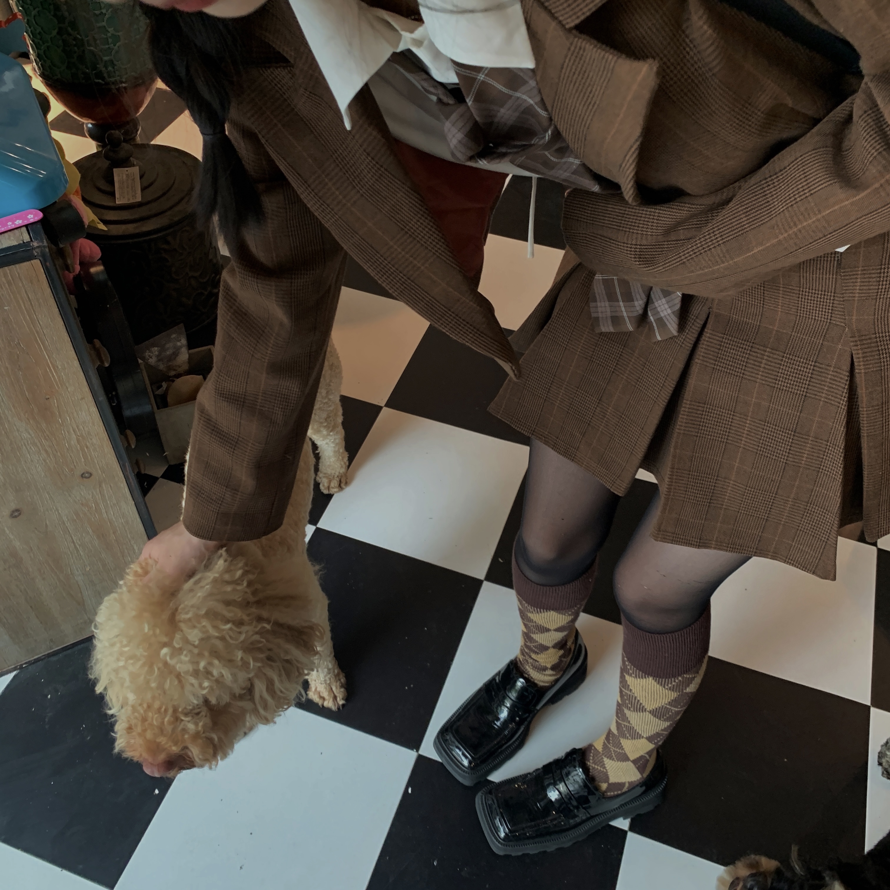 Vintage Autumn Two-Piece Suit Set for Women - High Waist Slimming Skirt & Top - Chic Spring Fashion Vintage Autumn Two-Piece Suit Set for Women - High Waist Slimming Skirt & Top - Chic Spring Fashion