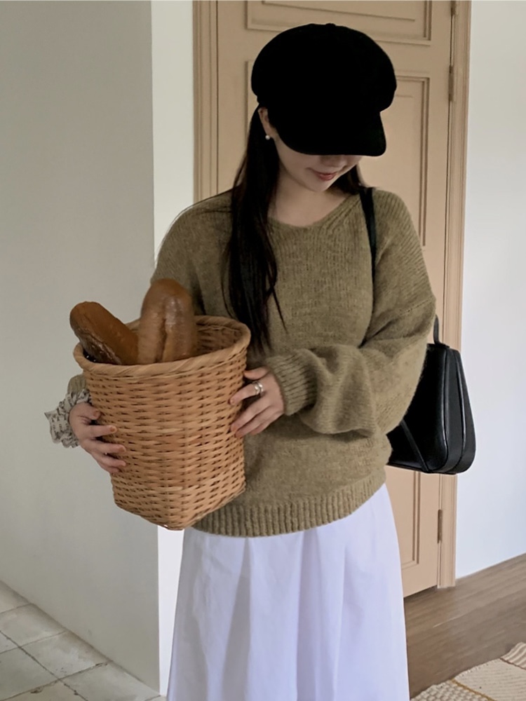 Vintage Clay Beret - Cute Round Hat, Korean Style, Fashionable Accessory for a Chic Look Vintage Clay Beret - Cute Round Hat, Korean Style, Fashionable Accessory for a Chic Look