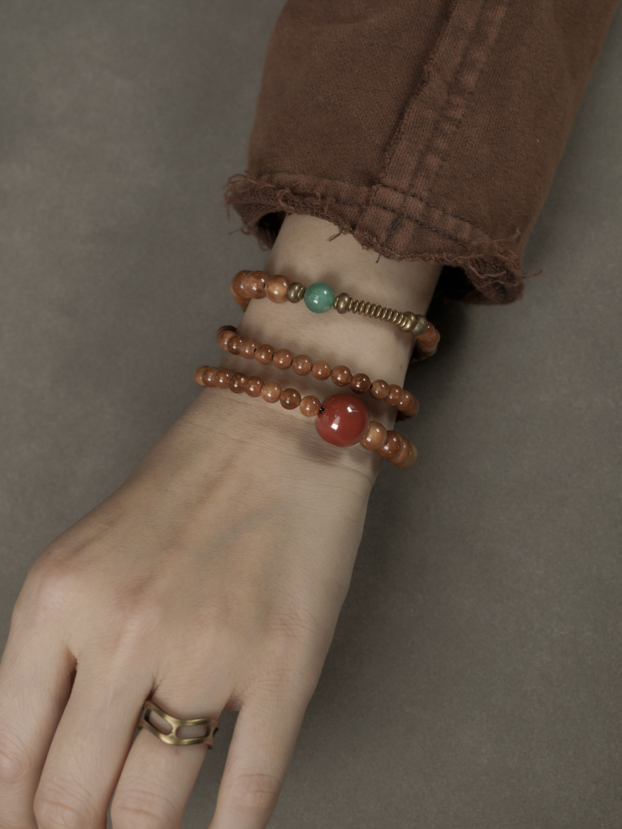 Vintage Ethnic Multi-Layer Bracelet Necklace for Women with Curved Tail Flower - Original Personalized Design Vintage Ethnic Multi-Layer Bracelet Necklace for Women with Curved Tail Flower - Original Personalized Design