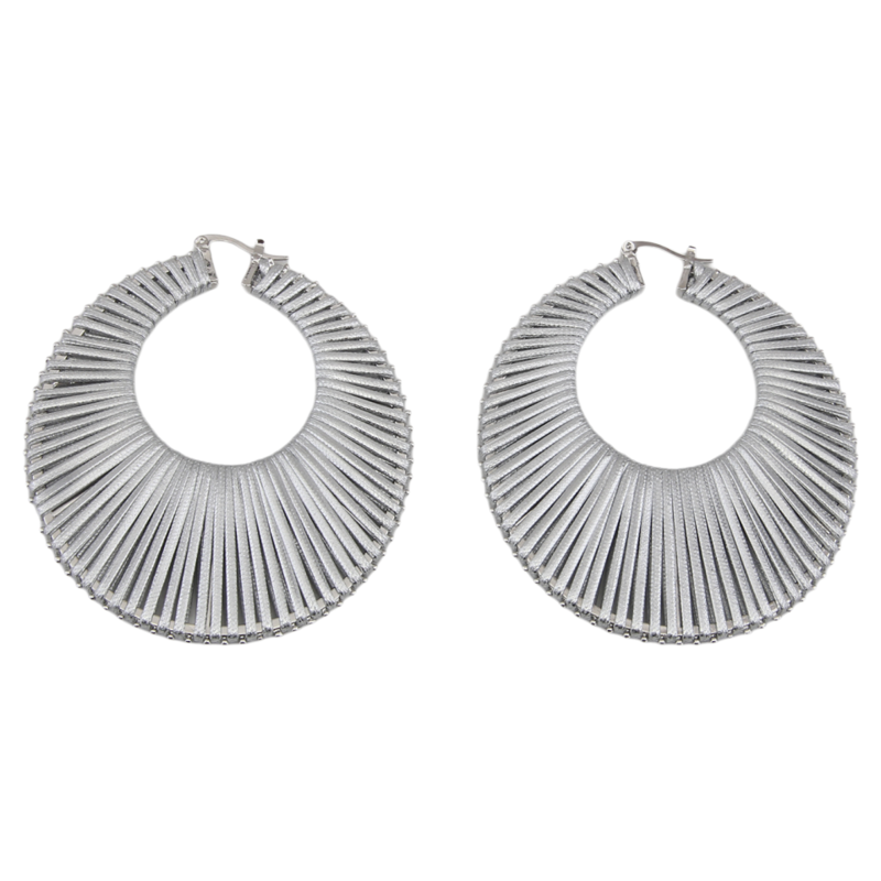 Vintage Exaggerated Woven Wrap Earrings for Women - Light Luxury High-End Large Hoop Dress Accessories, Versatile Fashion Statement Vintage Exaggerated Woven Wrap Earrings for Women - Light Luxury High-End Large Hoop Dress Accessories, Versatile Fashion Statement