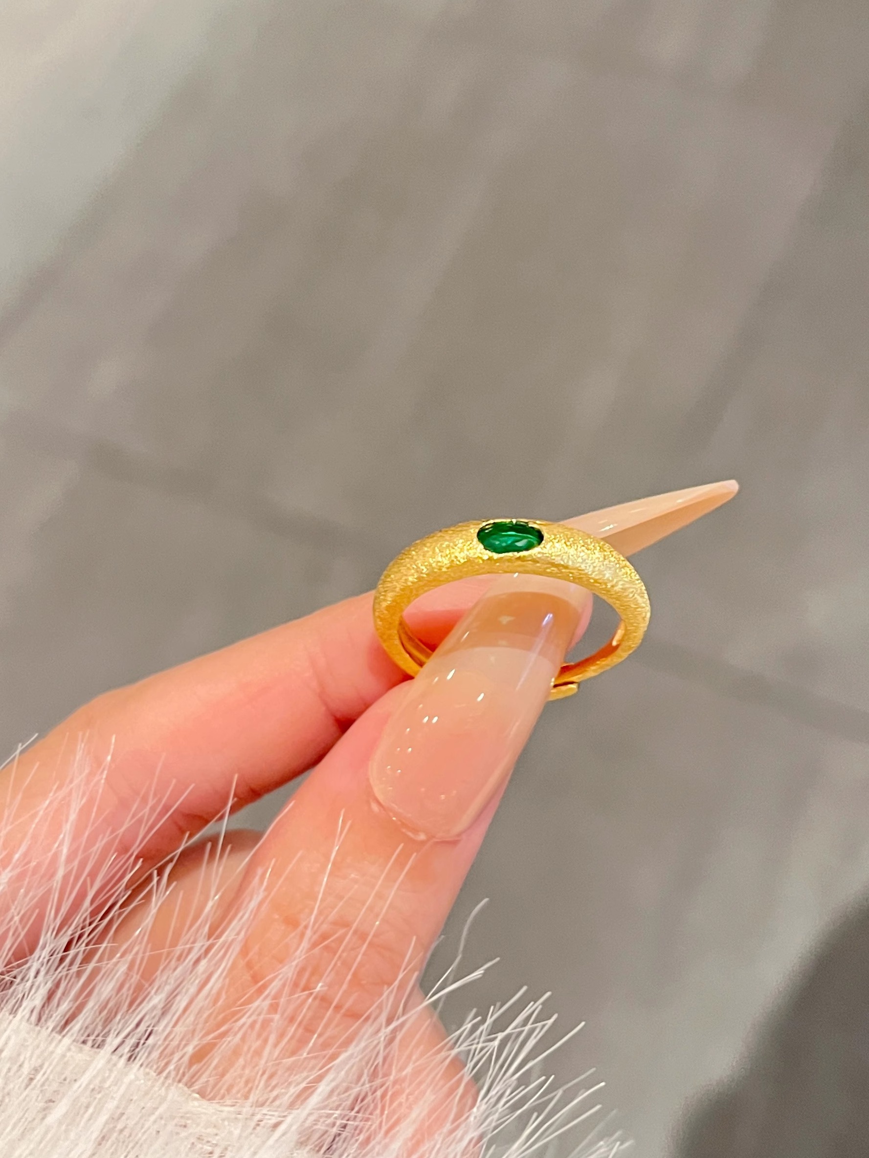 Vintage French Lace Cat Emerald Ring for Women - Adjustable Retro Style Light Luxury Jewelry Vintage French Lace Cat Emerald Ring for Women - Adjustable Retro Style Light Luxury Jewelry