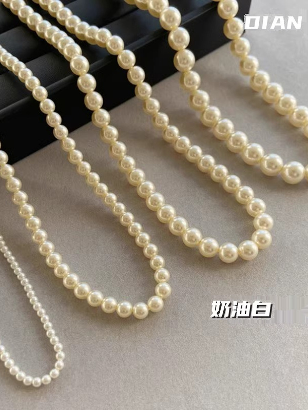 Vintage French Pearl Choker Necklace - Light Luxury Jewelry for Elegant Looks - Timeless Niche Style Accessory Vintage French Pearl Choker Necklace - Light Luxury Jewelry for Elegant Looks - Timeless Niche Style Accessory