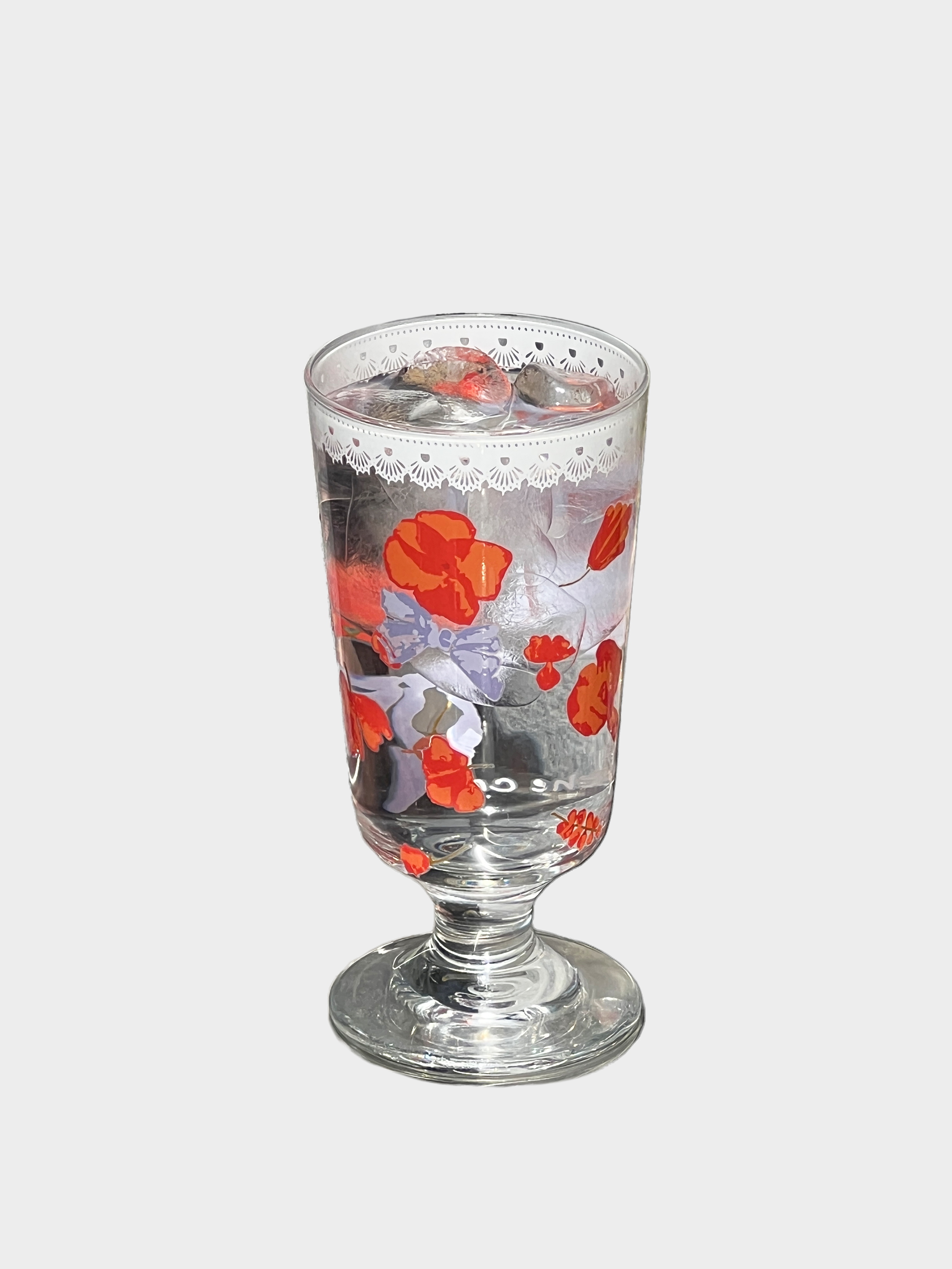 Vintage French Romantic High-Foot Glass Cup - Langman Cup, Creative Niche Design for Juice and Beverages Vintage French Romantic High-Foot Glass Cup - Langman Cup, Creative Niche Design for Juice and Beverages