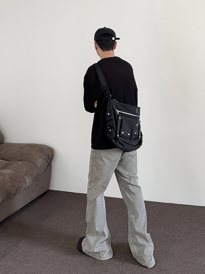 Vintage Gray Straight Leg Jeans for Men and Women - American Street Style, Slightly Flared, Slimming Fit Pants Vintage Gray Straight Leg Jeans for Men and Women - American Street Style, Slightly Flared, Slimming Fit Pants