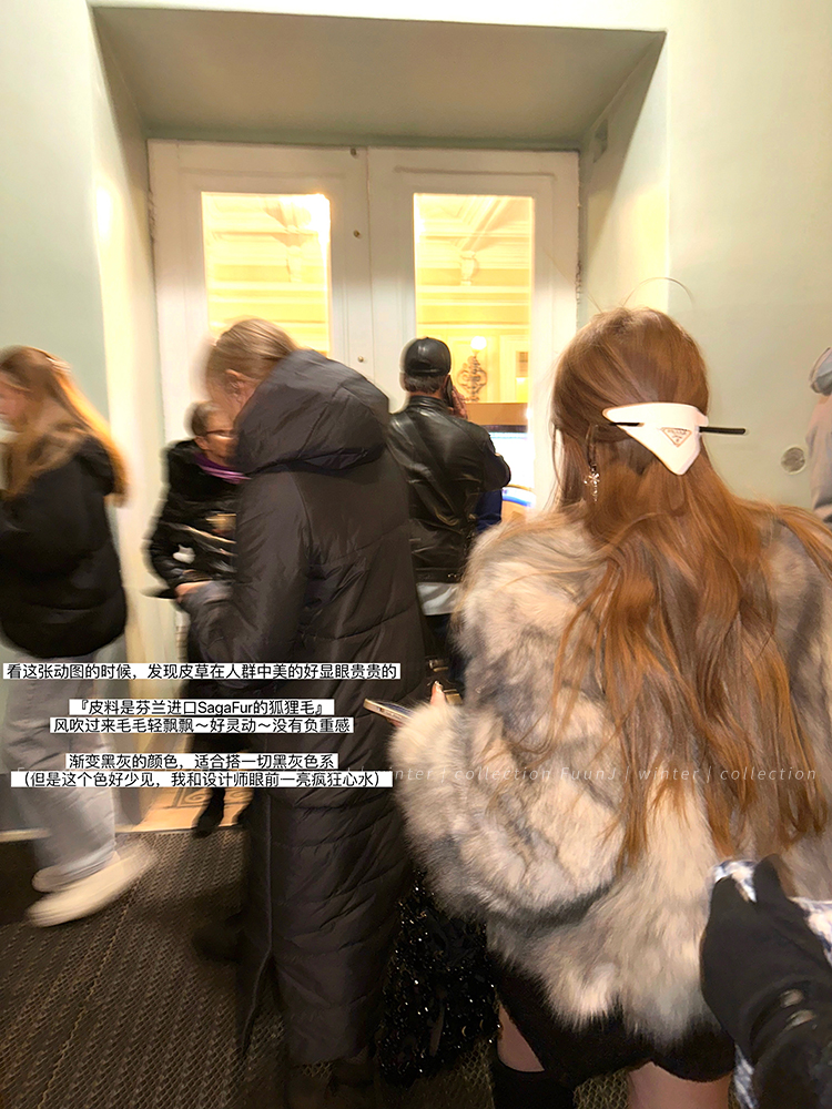 Vintage High-End Silver Fox Fur Coat for Women - Short Plush Princess Style Outerwear Vintage High-End Silver Fox Fur Coat for Women - Short Plush Princess Style Outerwear