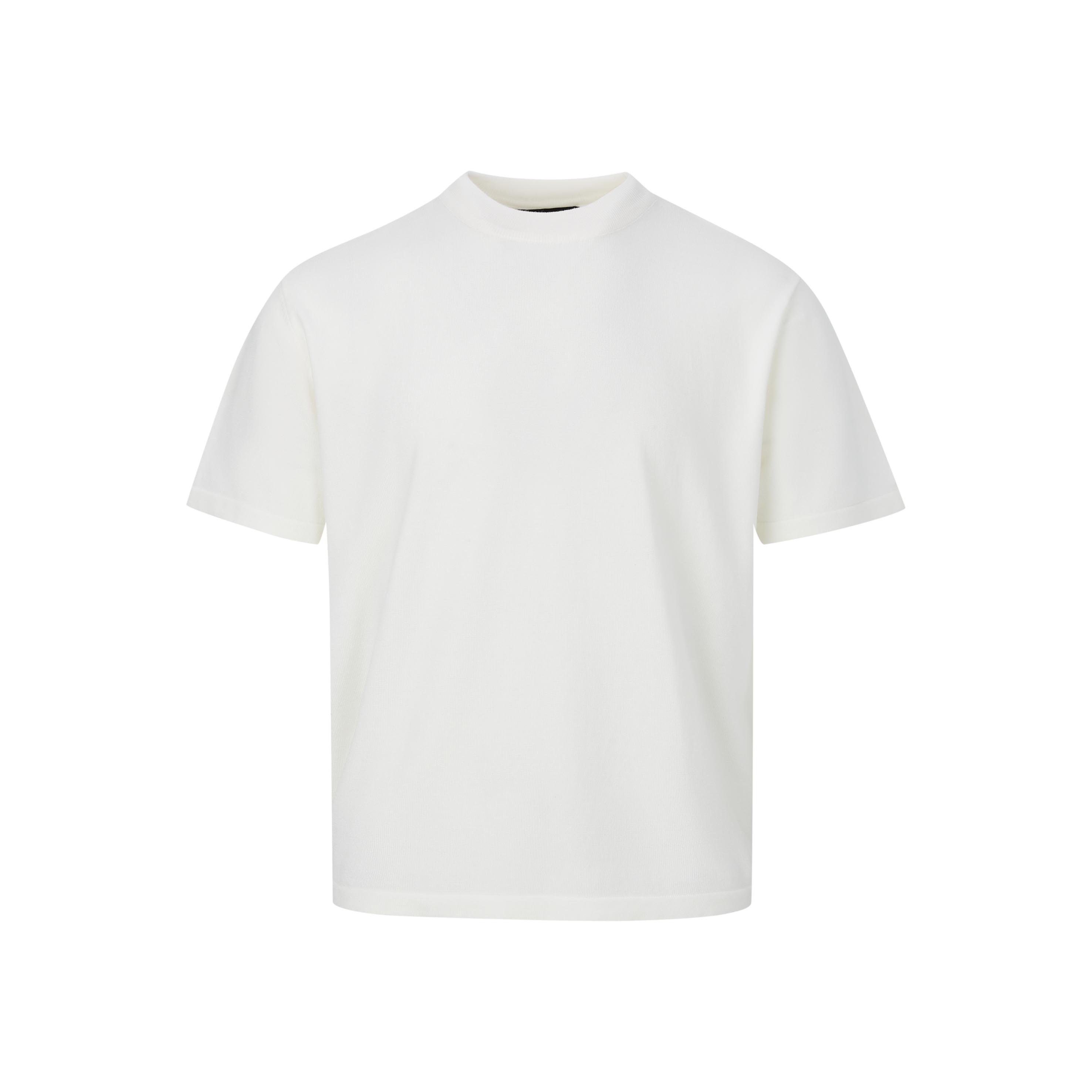 Vintage-Inspired Light Luxury Knitted Short Sleeve Unisex T-Shirt - Casual Versatile Summer Style Vintage-Inspired Light Luxury Knitted Short Sleeve Unisex T-Shirt - Casual Versatile Summer Style