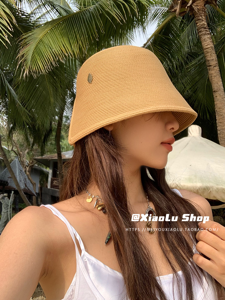 Vintage Japanese Woven Lace-Up Straw Hat for Women - Ultra-Fine Linen Fisherman Bucket Hat, Summer Sunshade, Breathable Lolita Style Vintage Japanese Woven Lace-Up Straw Hat for Women - Ultra-Fine Linen Fisherman Bucket Hat, Summer Sunshade, Breathable Lolita Style