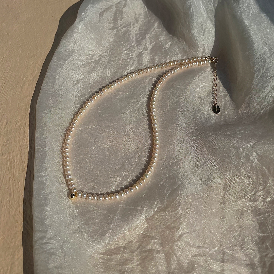 Vintage Layered Pearl Choker Necklace for Women - S925 Sterling Silver Trendy Chain Jewelry Vintage Layered Pearl Choker Necklace for Women - S925 Sterling Silver Trendy Chain Jewelry