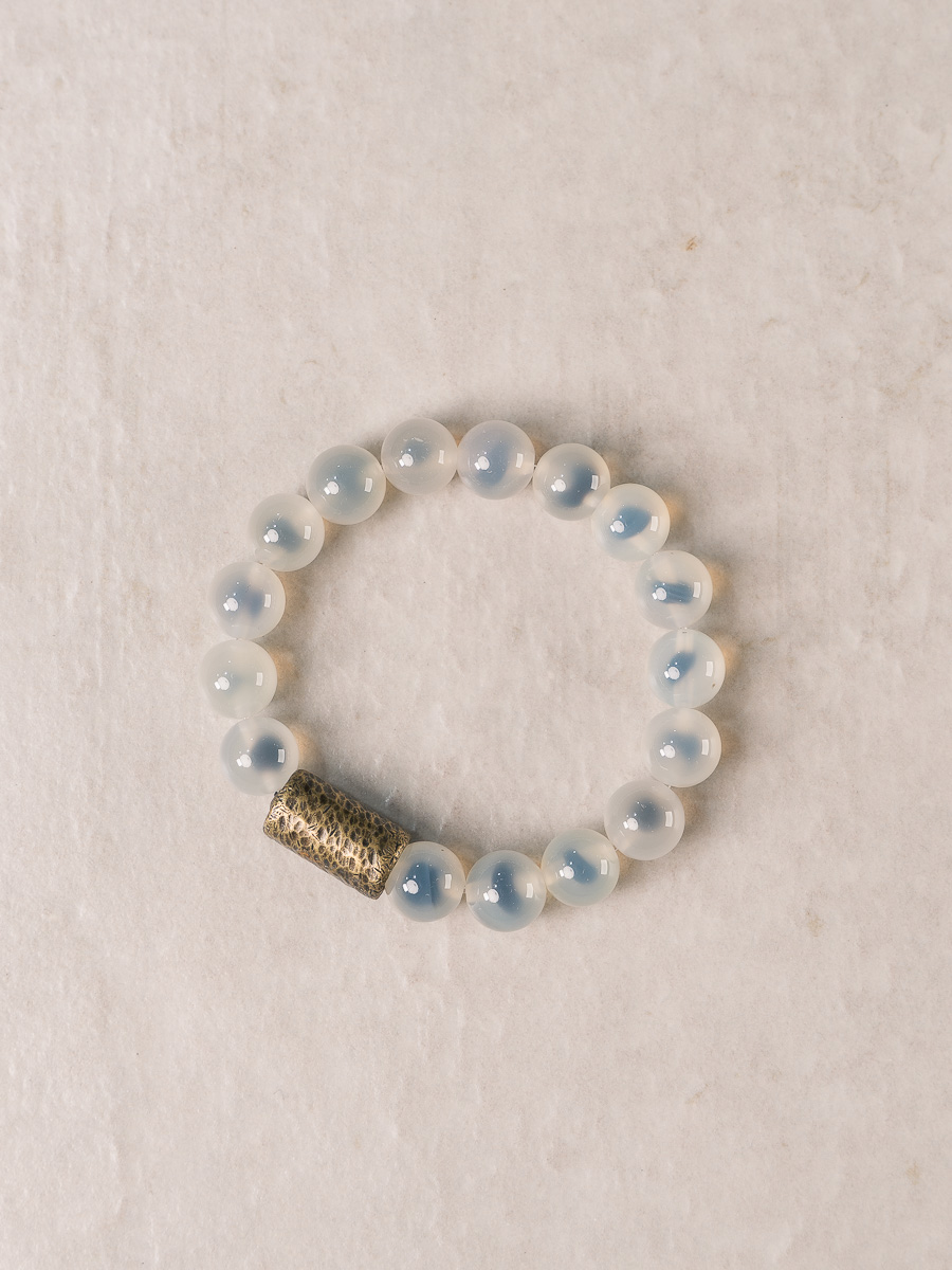 Vintage Minimalist Sugar Heart Agate Circle Bracelet - Artistic Unisex Design, Versatile Fashion Accessory for Men and Women Vintage Minimalist Sugar Heart Agate Circle Bracelet - Artistic Unisex Design, Versatile Fashion Accessory for Men and Women