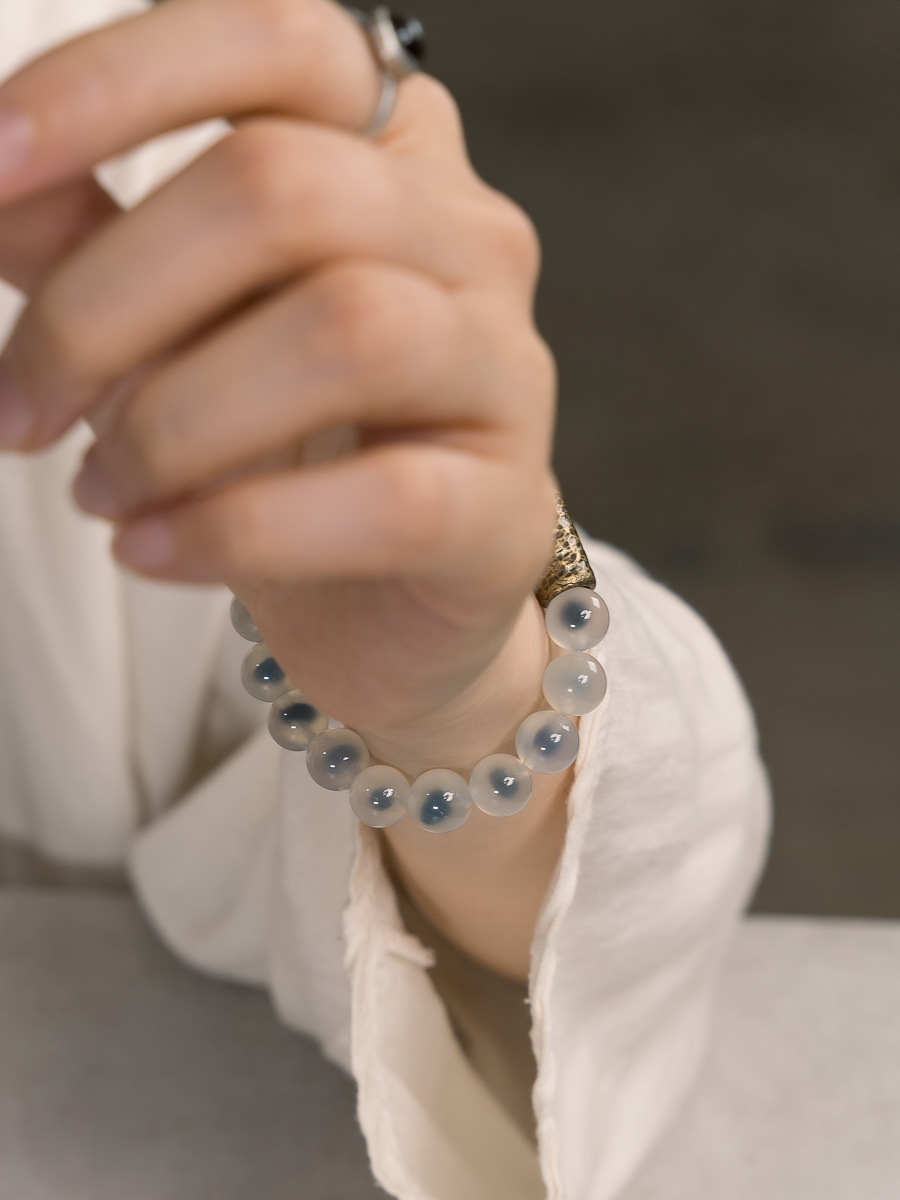 Vintage Minimalist Sugar Heart Agate Circle Bracelet - Artistic Unisex Design, Versatile Fashion Accessory for Men and Women Vintage Minimalist Sugar Heart Agate Circle Bracelet - Artistic Unisex Design, Versatile Fashion Accessory for Men and Women