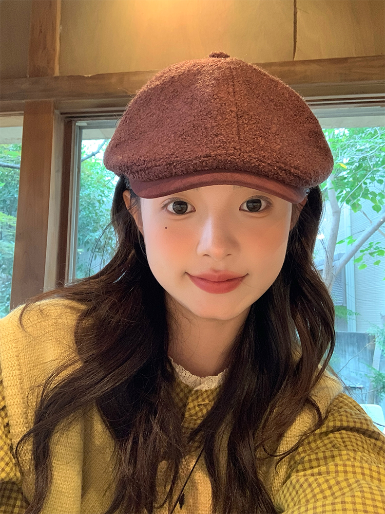 Vintage Newsboy Cap for Women - My Head Is Not Round Autumn Winter Duckbill Beret Hat, Versatile and Flattering 90s Style Vintage Newsboy Cap for Women - My Head Is Not Round Autumn Winter Duckbill Beret Hat, Versatile and Flattering 90s Style