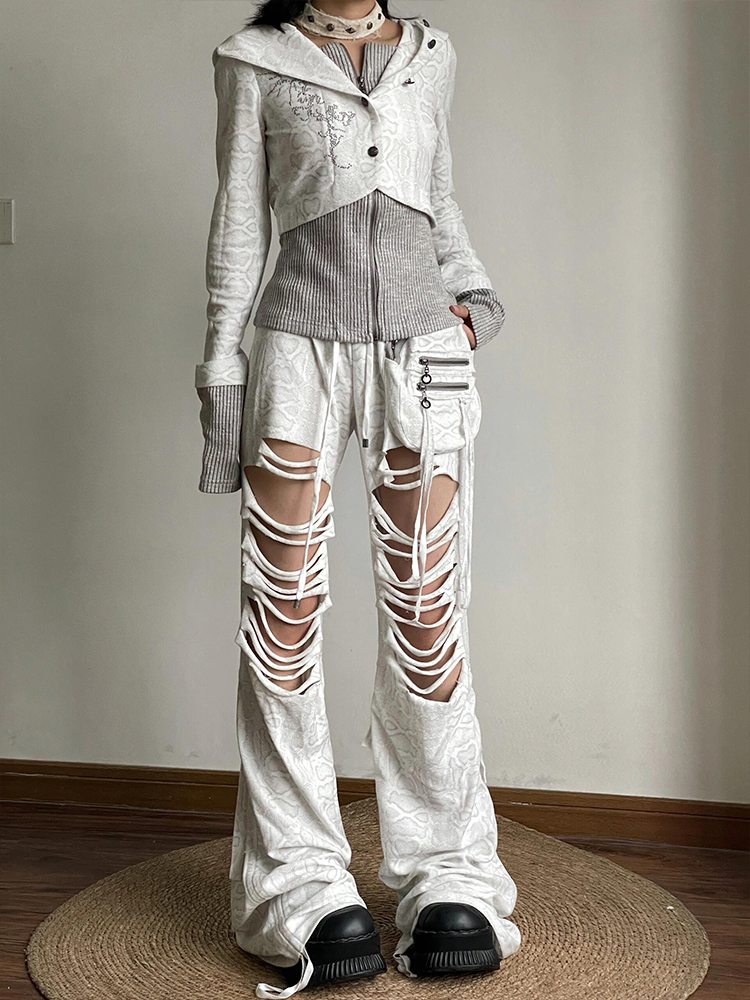 Vintage Printed Hooded Long Sleeve T-Shirt for Women - Eccentric Spicy Girl Autumn Slim Fit Jacket Top Vintage Printed Hooded Long Sleeve T-Shirt for Women - Eccentric Spicy Girl Autumn Slim Fit Jacket Top