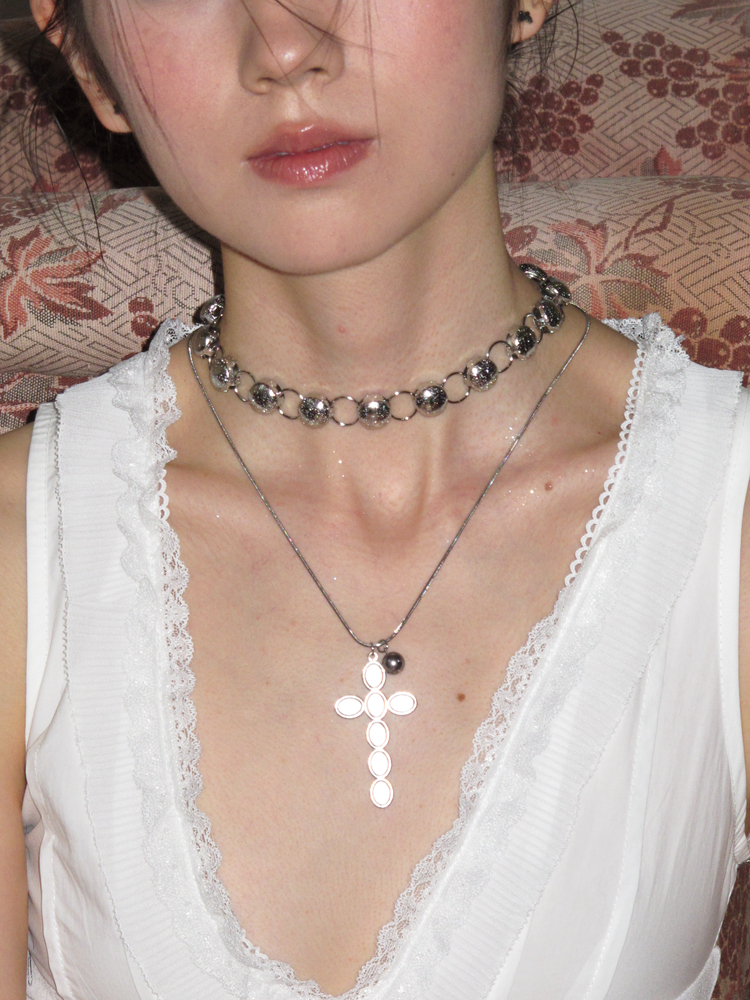 Vintage Retro Multi-Layer Cross Necklace in Titanium Steel with Cool Texture - Exaggerated Wilderness Style Vintage Retro Multi-Layer Cross Necklace in Titanium Steel with Cool Texture - Exaggerated Wilderness Style