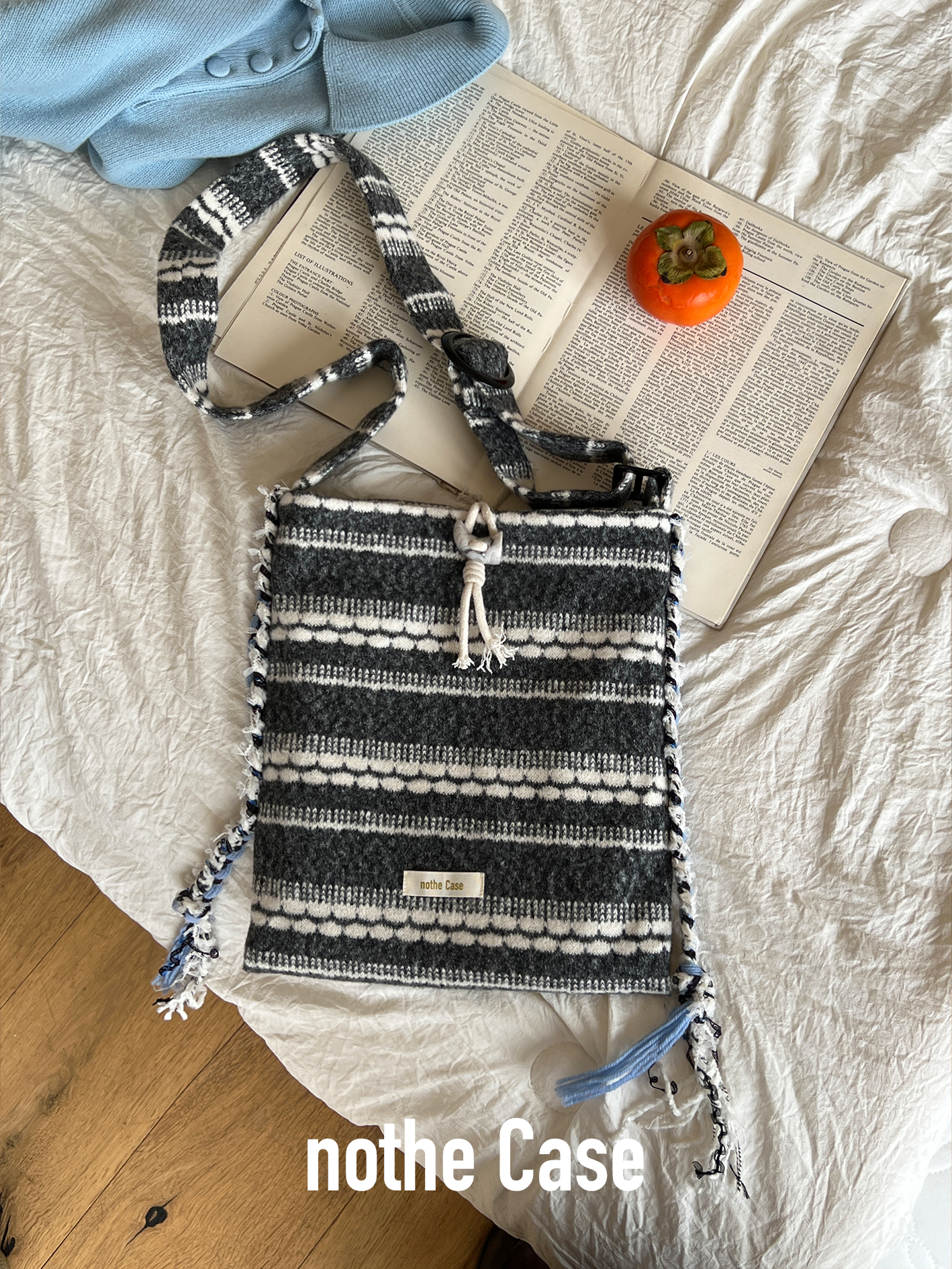 Vintage Striped Tassel Braid Shoulder Crossbody Bag - Iceland Cabin Niche Fashion Accessory