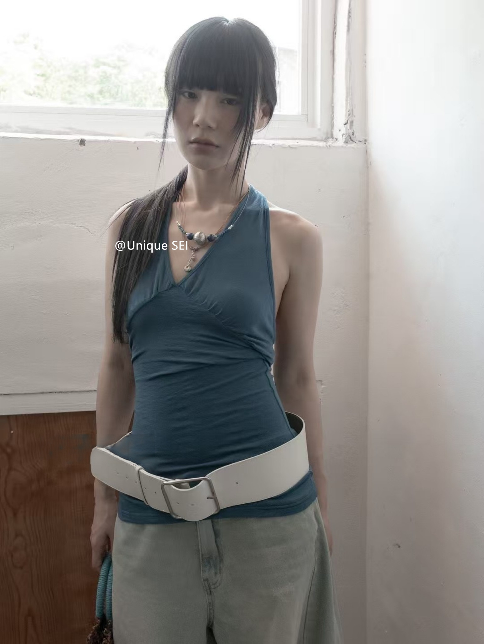 Vintage Summer Halter Backless Camisole Top - Solid Color, Slim-Fit, Casual Chic Style for Effortless Y2K Fashion