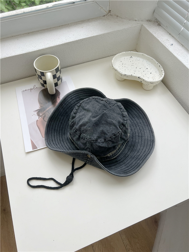 Vintage Western Cowboy Drawstring Fisherman's Hat for Women - Stylish Outdoor Hiking Sun Protection Hat, Perfect for Camping and Summer Adventures Vintage Western Cowboy Drawstring Fisherman's Hat for Women - Stylish Outdoor Hiking Sun Protection Hat, Perfect for Camping and Summer Adventures