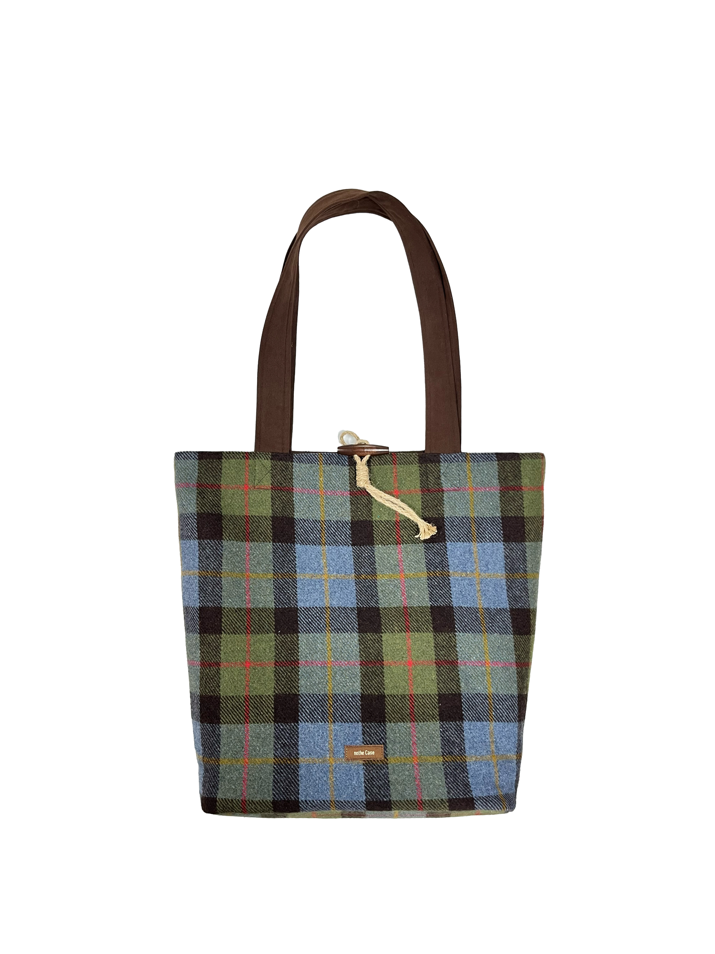 Vintage Wool Plaid Large Capacity Tote Bag - Niche Commuter Shoulder Bag for Effortless Style and Everyday Use Vintage Wool Plaid Large Capacity Tote Bag - Niche Commuter Shoulder Bag for Effortless Style and Everyday Use