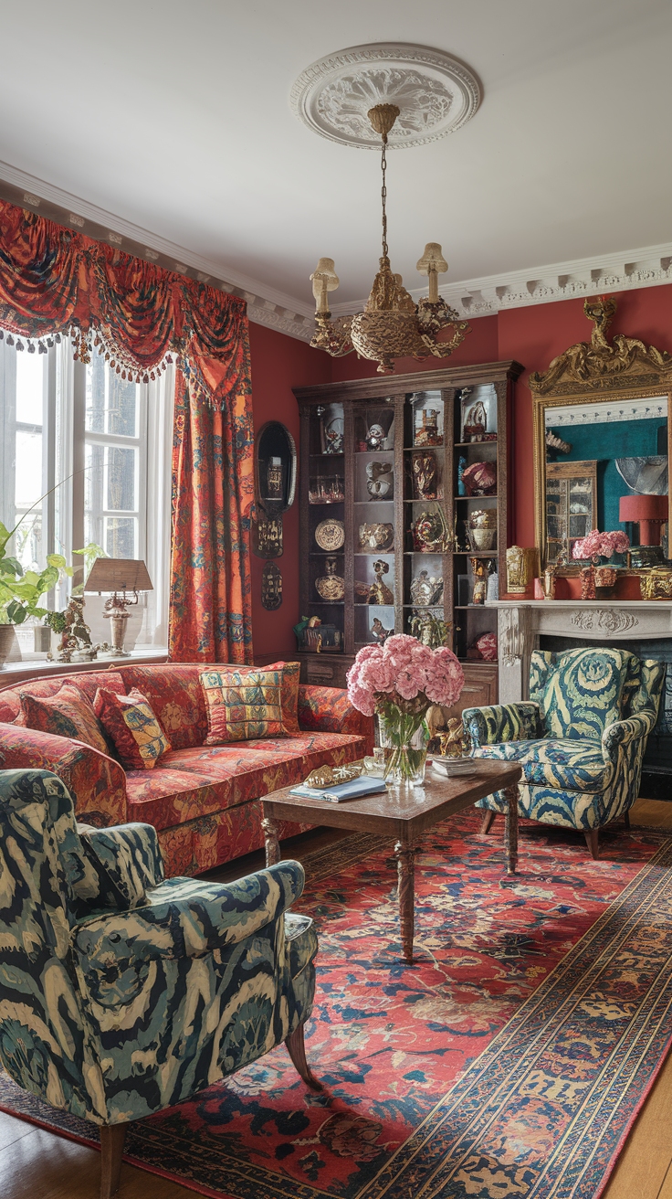 Creating Comfort: Vintage Maximalism Living Room Decor outfit idea