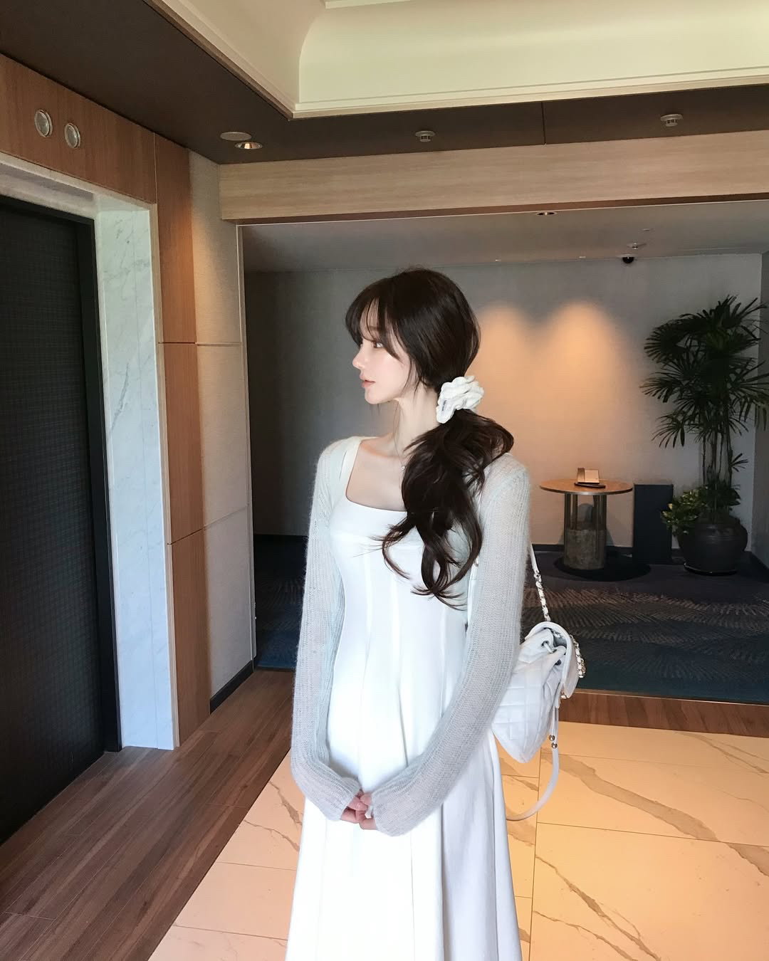 Waist-Cinching Camisole Fairy Dress Cardigan Set - Korean Niche Design, Y2K Style, Trendy Layered Look Waist-Cinching Camisole Fairy Dress Cardigan Set - Korean Niche Design, Y2K Style, Trendy Layered Look