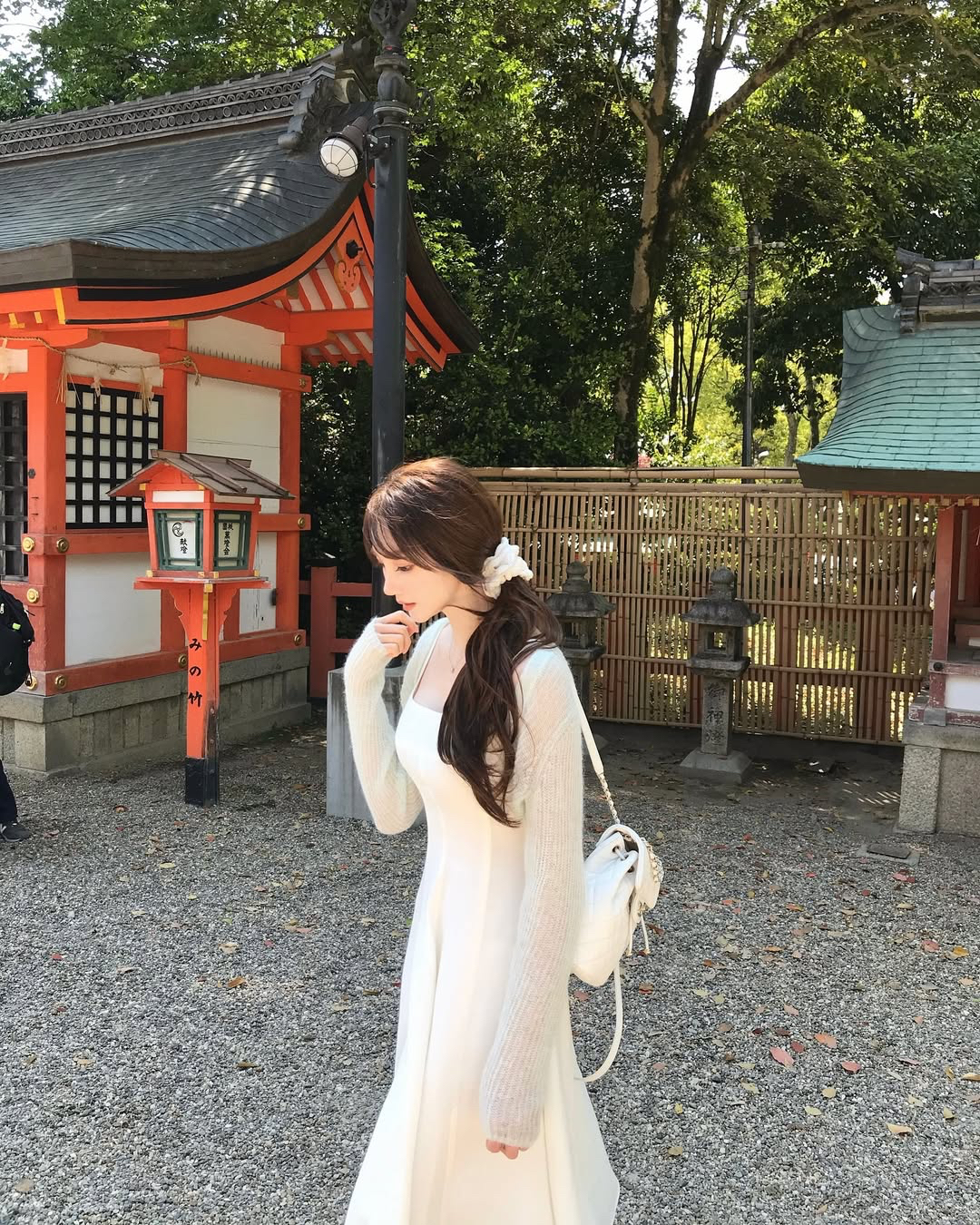 Waist-Cinching Camisole Fairy Dress Cardigan Set - Korean Niche Design, Y2K Style, Trendy Layered Look Waist-Cinching Camisole Fairy Dress Cardigan Set - Korean Niche Design, Y2K Style, Trendy Layered Look