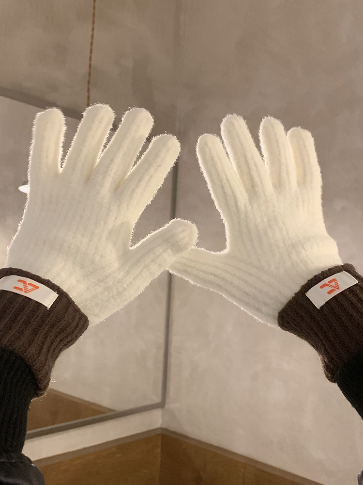 Warm Split-Finger Cycling Gloves for Students - Trendy Winter Fashion, Cold-Resistant Design, Perfect for Couples Warm Split-Finger Cycling Gloves for Students - Trendy Winter Fashion, Cold-Resistant Design, Perfect for Couples