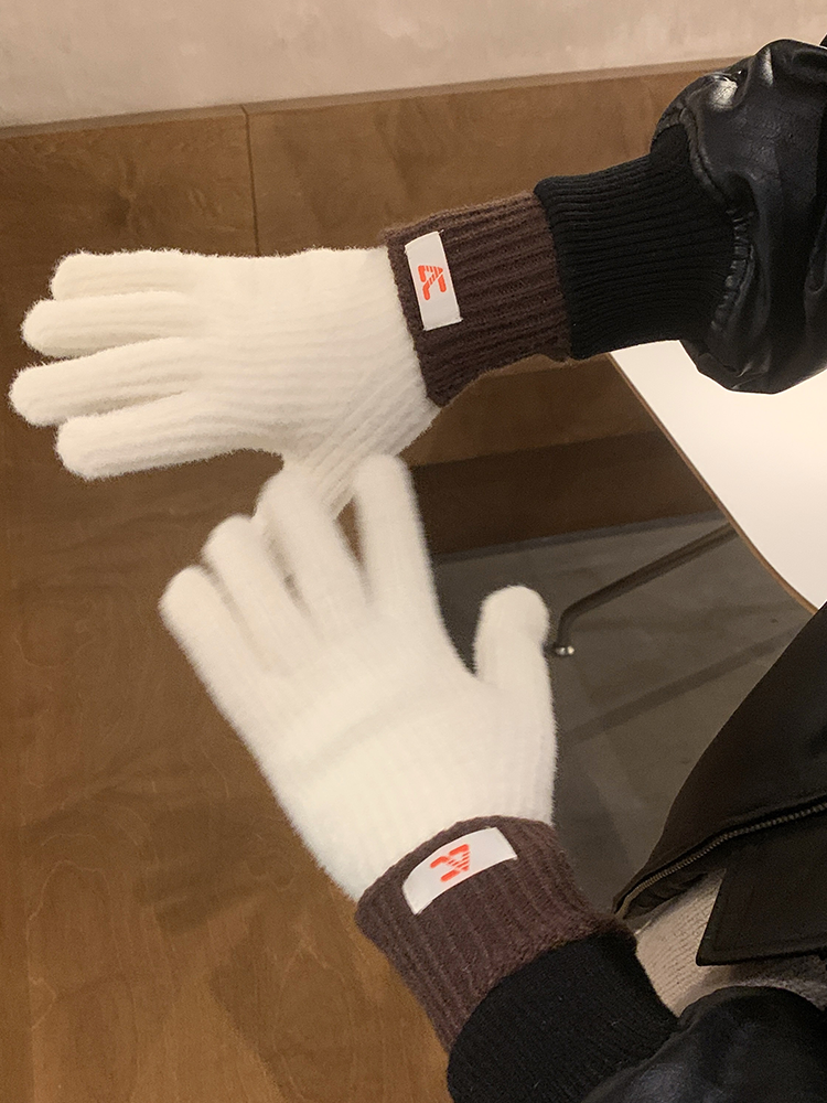 Warm Split-Finger Cycling Gloves for Students - Trendy Winter Fashion, Cold-Resistant Design, Perfect for Couples Warm Split-Finger Cycling Gloves for Students - Trendy Winter Fashion, Cold-Resistant Design, Perfect for Couples