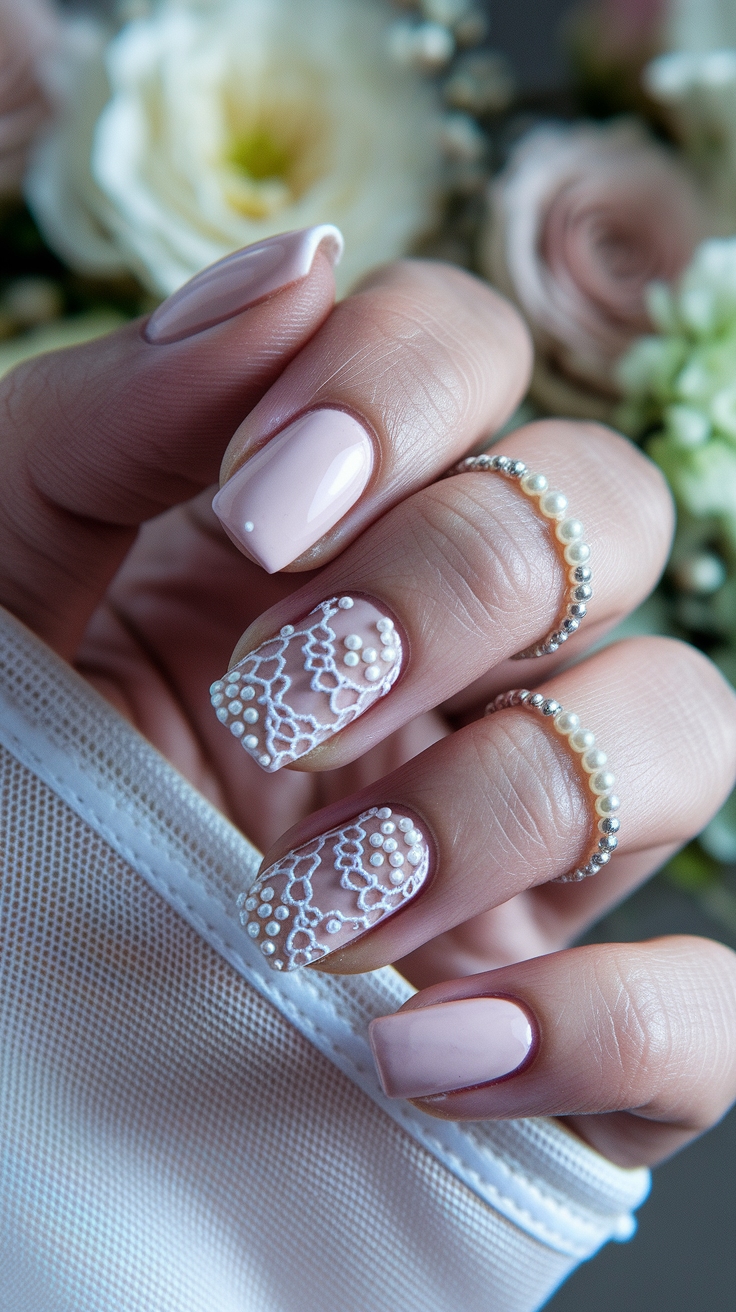 wedding nail art design