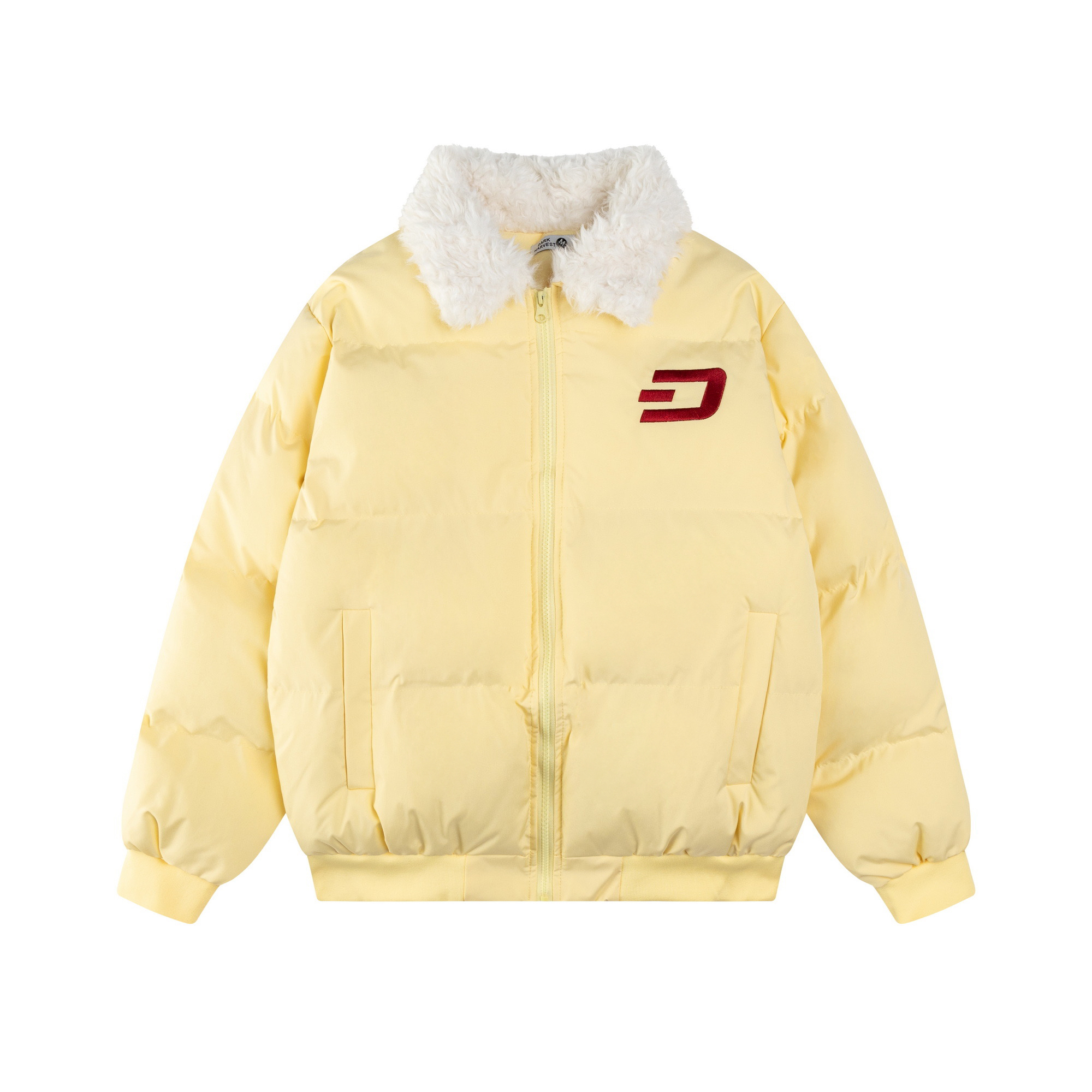 Winter Short Cotton Jacket for Women - Soft Loose Bread Coat with Furry Collar, Thickened Fabric, Sweet Cool Style