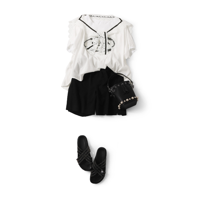 Women's Casual Five-Point Shorts - Elastic Waist, Solid Color, Versatile Summer Style, European & Hong Kong Inspired Fashion Women's Casual Five-Point Shorts - Elastic Waist, Solid Color, Versatile Summer Style, European & Hong Kong Inspired Fashion