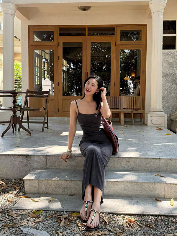 Women's Casual Summer Fish Tail Strap Dress - Solid Color, Versatile Slim Fit, Relaxed Style for Effortless Elegance Women's Casual Summer Fish Tail Strap Dress - Solid Color, Versatile Slim Fit, Relaxed Style for Effortless Elegance