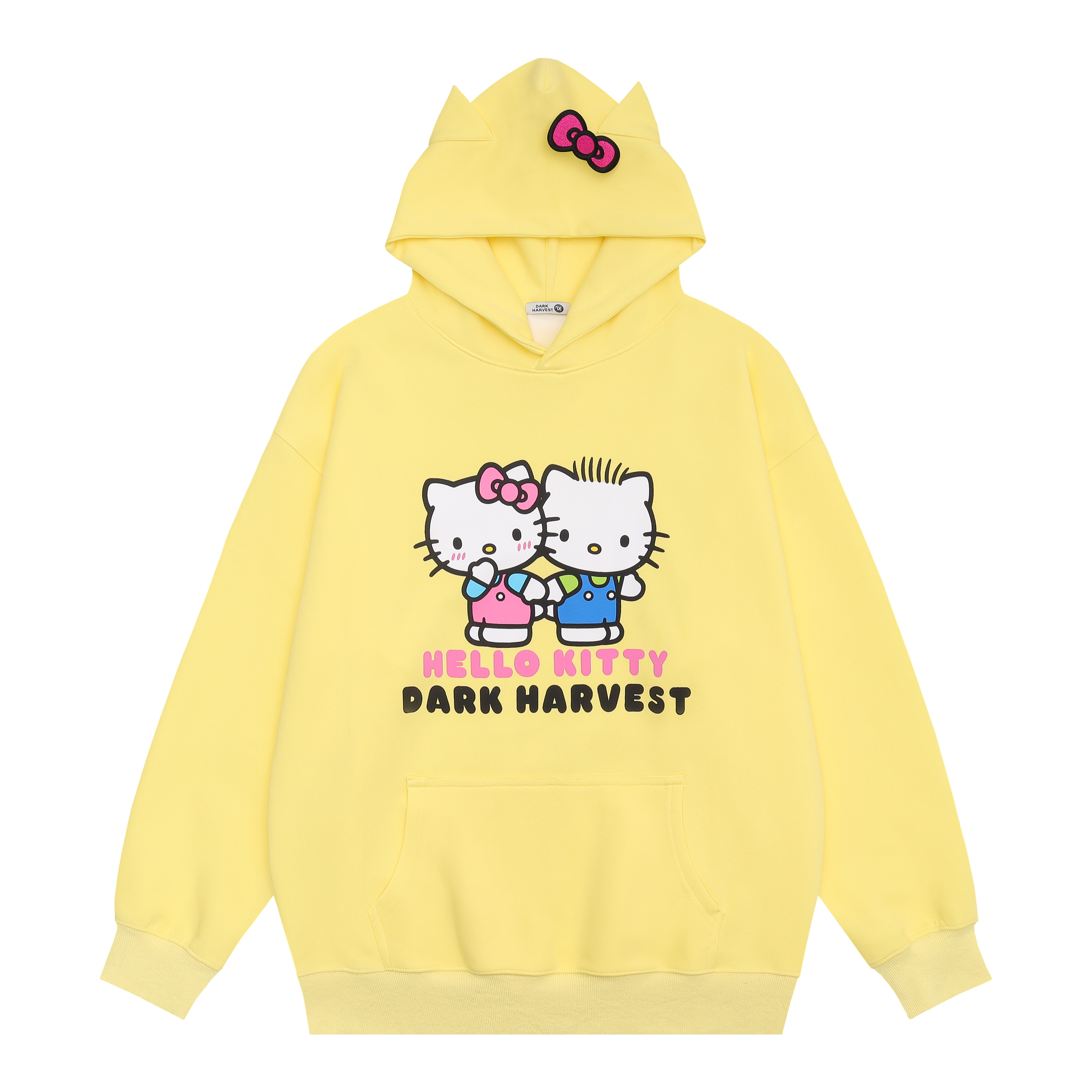 Women's Cute Kitty Cat Hoodie with Ears and Bow, Loose-Fit Sweet Top, Y2K Style Women's Cute Kitty Cat Hoodie with Ears and Bow, Loose-Fit Sweet Top, Y2K Style