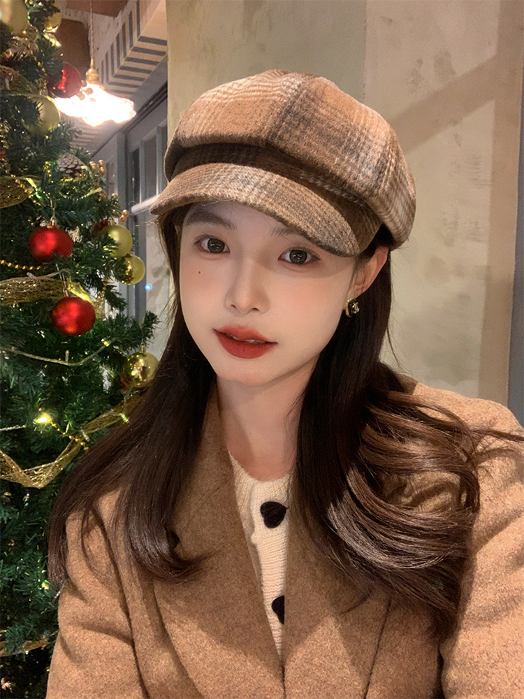 Women's Duckbill Beret Hat - Octagonal Newsboy Cap for Winter 2025 - Face-Slimming Painter Style Women's Duckbill Beret Hat - Octagonal Newsboy Cap for Winter 2025 - Face-Slimming Painter Style