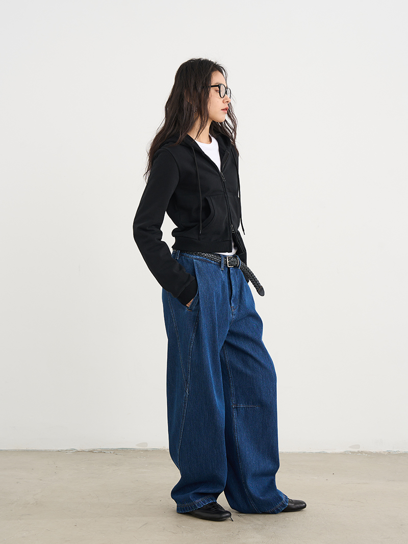 Women's Fleece Lined Straight Leg Jeans - Casual Loose Fit for Autumn Winter 2025 - Trendy Personality Style Pants Women's Fleece Lined Straight Leg Jeans - Casual Loose Fit for Autumn Winter 2025 - Trendy Personality Style Pants