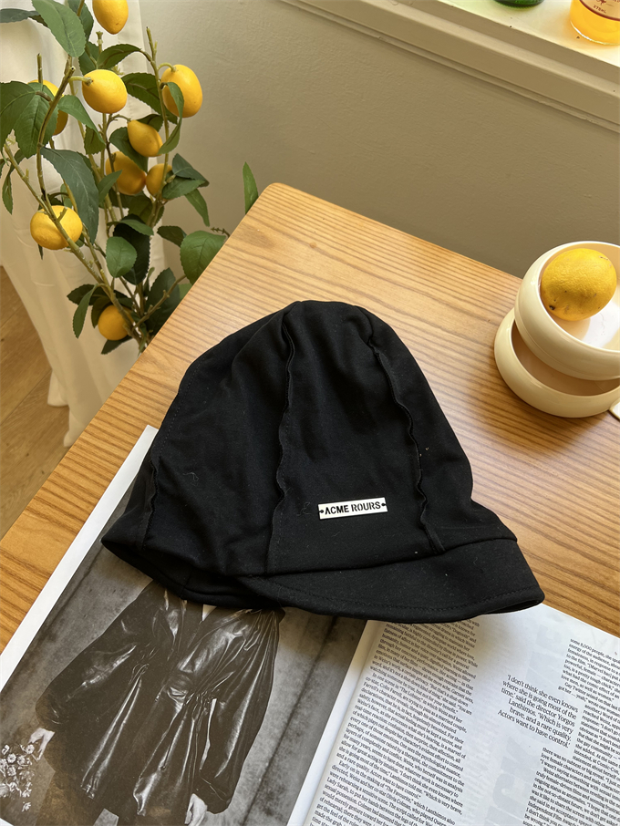 Women's Japanese Lazy Style Warm Knitted Double-Layer Pile Hat for Autumn Winter - Face-Slimming Cold Weather Accessory