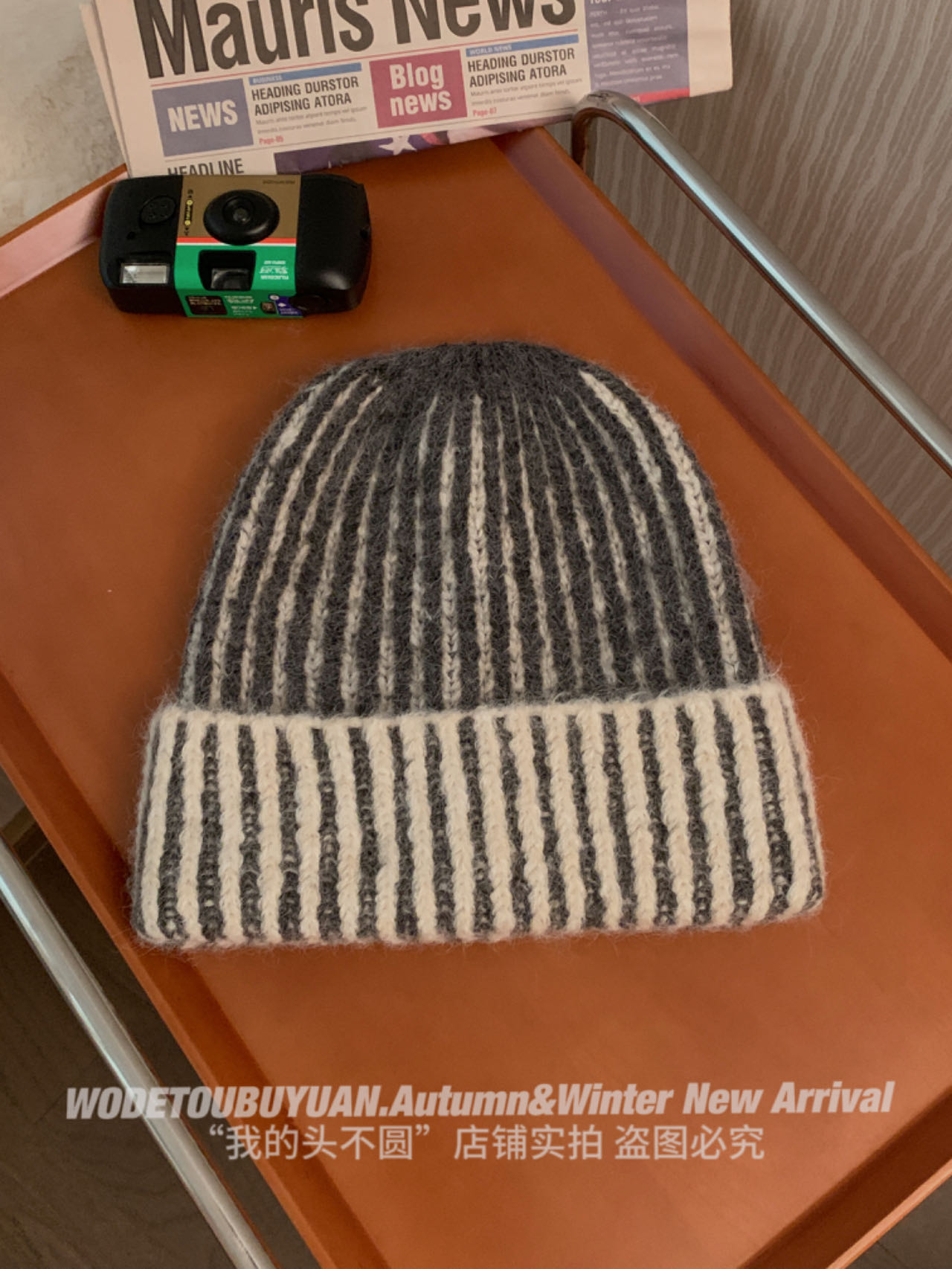 Women's Knit Hat - 'My Head is Not Round', Winter 2025 Style, Versatile Warmth, Korean Fashion, Flattering Face Shape