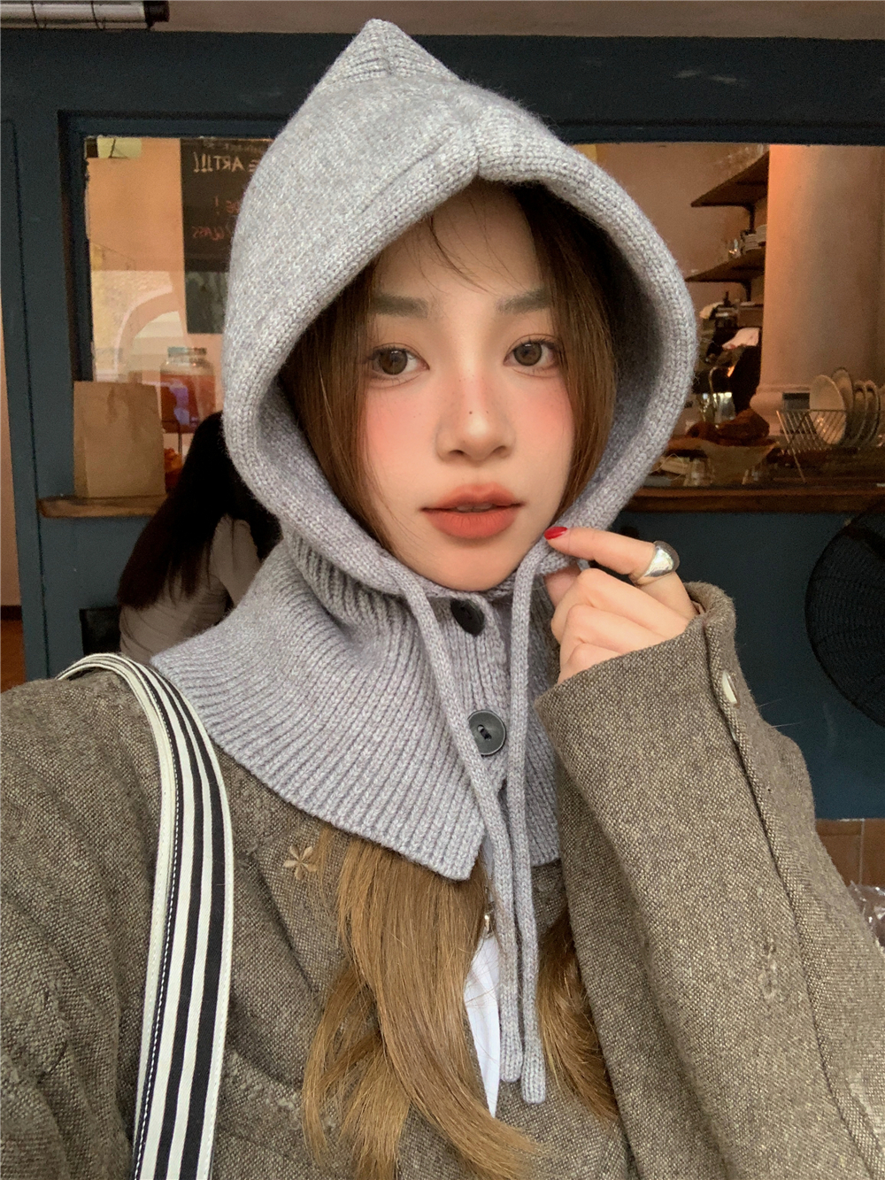 Women's Knitted Balaclava Hat with Neck Gaiter and Ear Protection - Warm Winter Wool Beanie for Cold Weather Fashion Women's Knitted Balaclava Hat with Neck Gaiter and Ear Protection - Warm Winter Wool Beanie for Cold Weather Fashion