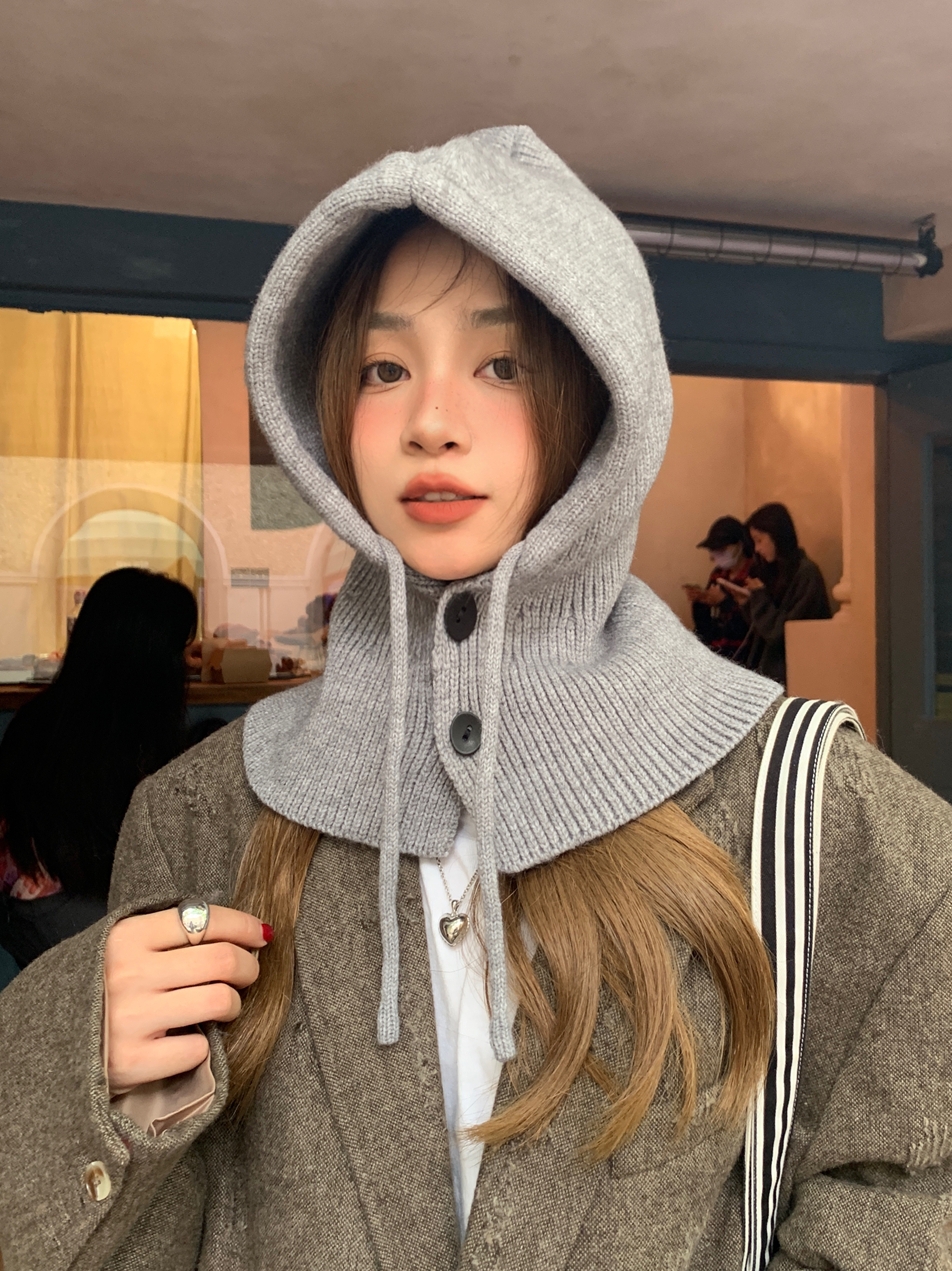 Women's Knitted Balaclava Hat with Neck Gaiter and Ear Protection - Warm Winter Wool Beanie for Cold Weather Fashion Women's Knitted Balaclava Hat with Neck Gaiter and Ear Protection - Warm Winter Wool Beanie for Cold Weather Fashion