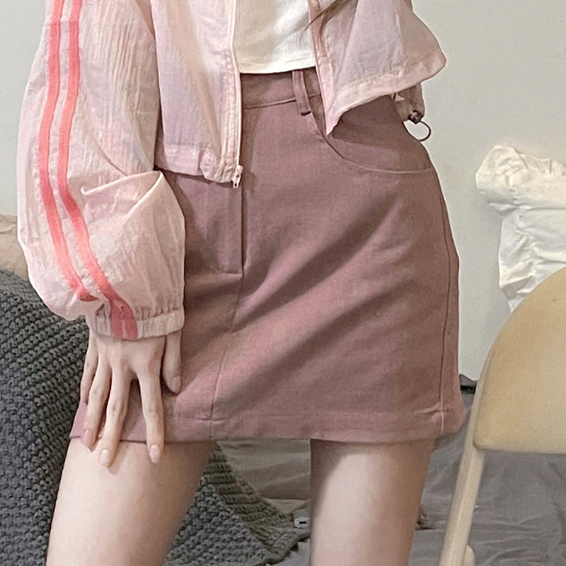 Women's Pink and White Pudding Bear JK Sun Protection Jacket - Lightweight, Breathable, New Style for Summer Fashion Women's Pink and White Pudding Bear JK Sun Protection Jacket - Lightweight, Breathable, New Style for Summer Fashion