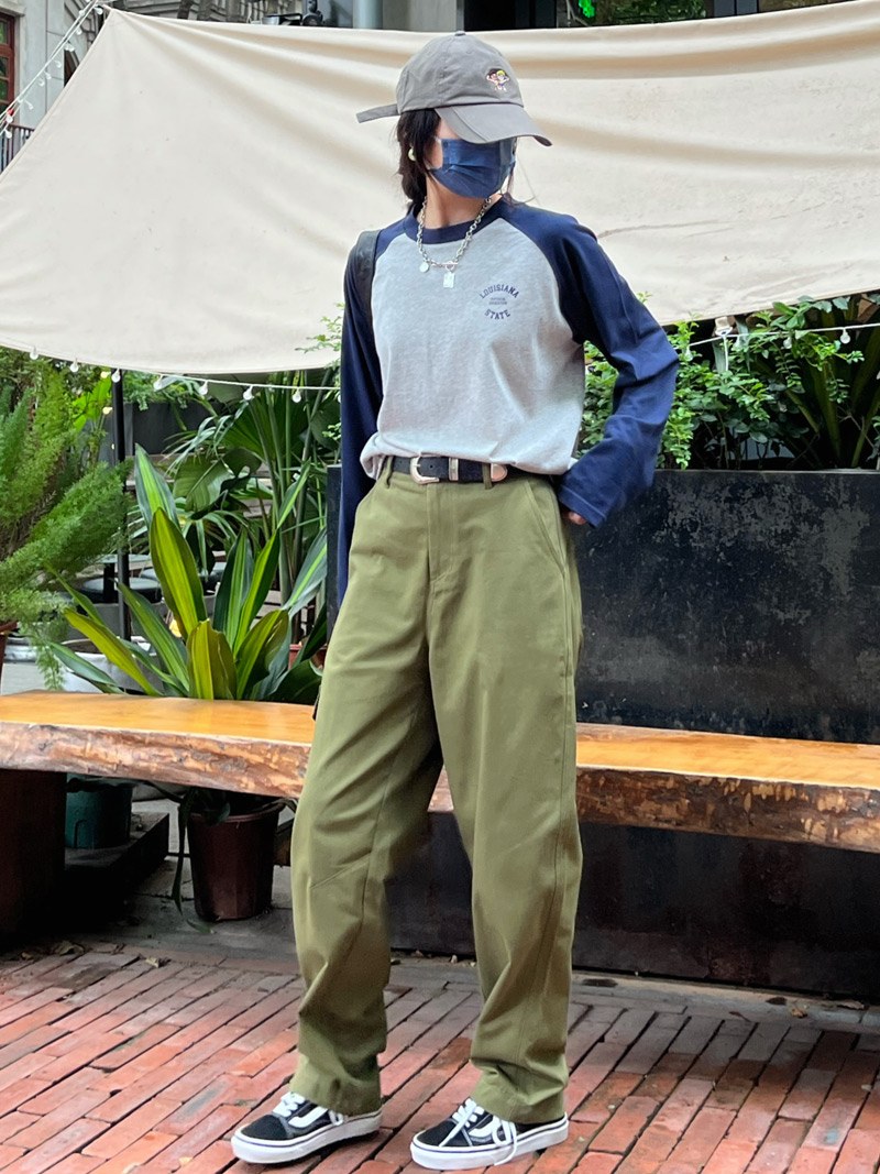 Women's Pure Cotton Color Block Long Sleeve T-Shirt - Slim Fit Spliced Design for Autumn 2025 - Trendy Everyday Wear Women's Pure Cotton Color Block Long Sleeve T-Shirt - Slim Fit Spliced Design for Autumn 2025 - Trendy Everyday Wear